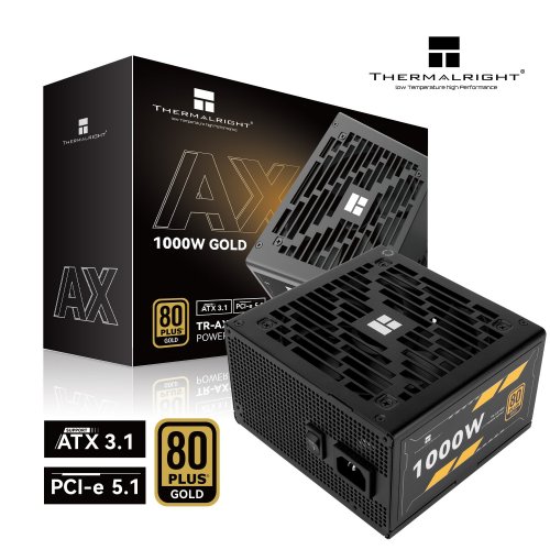 Блок питания Thermalright AX-1000 1000W (TR-AX 1000) Black купить в Украине: Киев, Днепр, Харьков, Одесса  | Проверка совместимости, низкая цена, отзывы, характеристики от TELEMART фото
