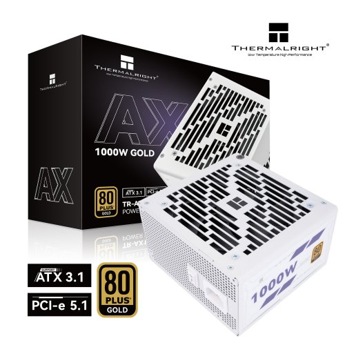 Блок питания Thermalright AX-1000 1000W (TR-AX 1000-W) White купить в Украине: Киев, Днепр, Харьков, Одесса  | Проверка совместимости, низкая цена, отзывы, характеристики от TELEMART фото