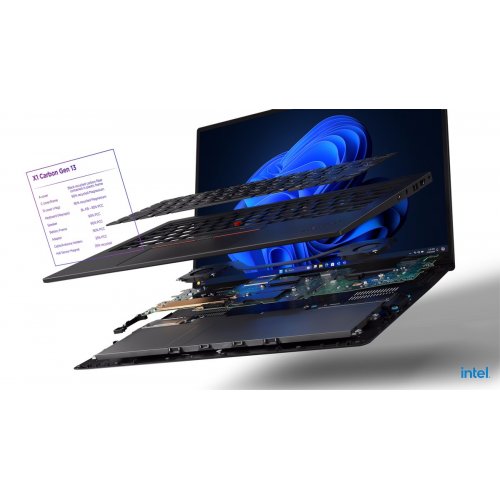 Купити Ноутбук Lenovo ThinkPad X1 Carbon Gen 13 (21NTS1G900) Black - ціна в Києві, Львові, Вінниці, Хмельницькому, Франківську, Україні | інтернет-магазин TELEMART.UA фото
