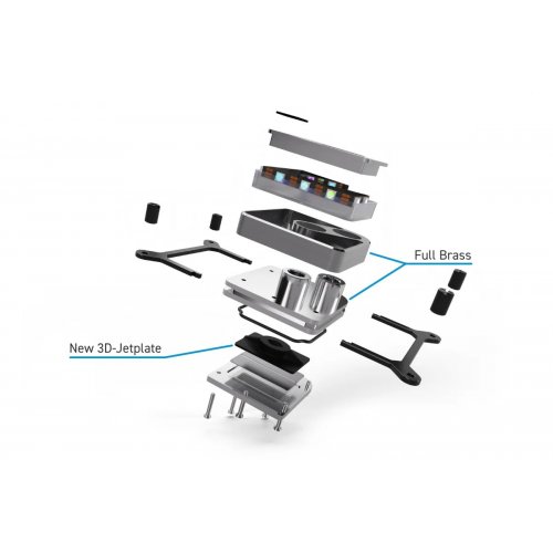 Купить Водоблок Alphacool Core 1 Aurora (13446) Black - цена в Харькове, Киеве, Днепре, Одессе
в интернет-магазине Telemart фото