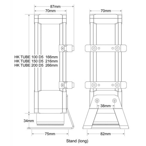 Купити Резервуар Watercool HEATKILLER Tube 200 D5 без помпи (30205) - ціна в Києві, Львові, Вінниці, Хмельницькому, Франківську, Україні | інтернет-магазин TELEMART.UA фото