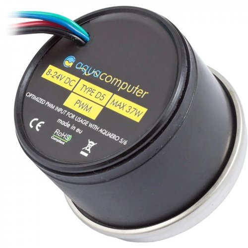 Купить Помпа Aqua Computer D5 with PWM input and speed signal (1011116) - цена в Харькове, Киеве, Днепре, Одессе
в интернет-магазине Telemart фото