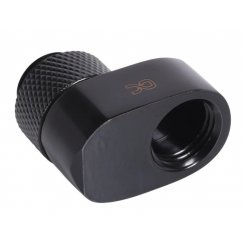 Фітінг Alphacool Eiszapfen 16mm offset piece rotatable G1/4 AG to G1/4 IG (17601) Black
