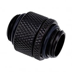 Фітінг Alphacool Eiszapfen double nipple rotatable G1/4 AG to G1/4 AG (17244) Deep Black