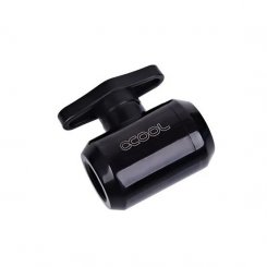Фітінг Alphacool Eiszapfen 2-way ball valve G1/4 (17142) Deep Black
