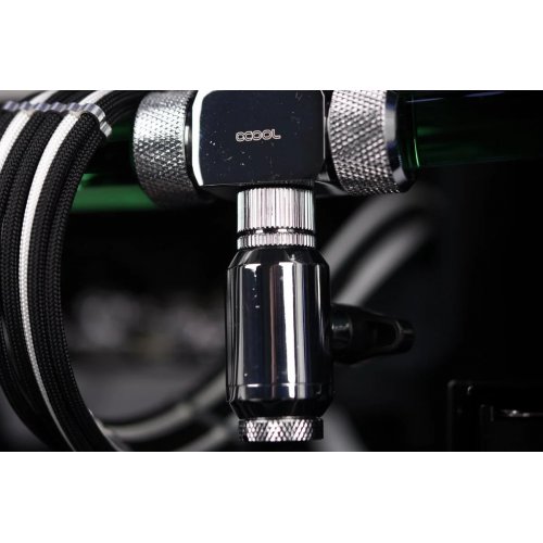 Купить Фитинг Alphacool Eiszapfen 2-way ball valve G1/4 (17142) Deep Black - цена в Харькове, Киеве, Днепре, Одессе
в интернет-магазине Telemart фото