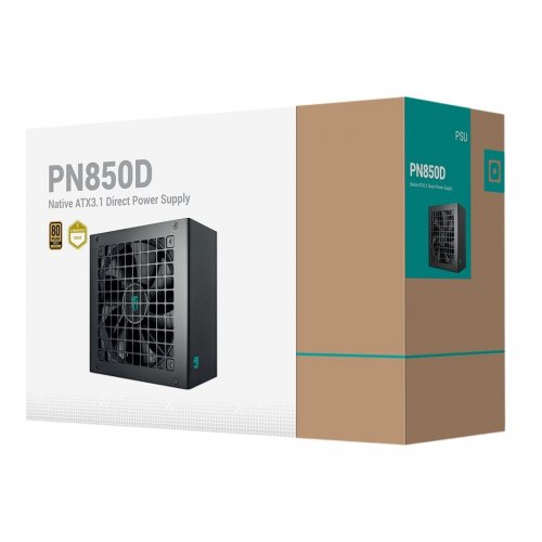 Блок живлення Deepcool GAMER STORM PN850D 850W (R-PN850D-FC0B-JGEU-V2) купити з перевіркою сумісності: огляд, характеристики, ціна у Києві, Львові, Вінниці, Хмельницькому, Івано-Франківську, Україні | інтернет-магазин TELEMART.UA фото