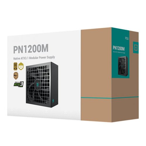 Блок живлення Deepcool GAMER STORM PN1200M 1200W (R-PNC00M-FC0B-JGEU) купити з перевіркою сумісності: огляд, характеристики, ціна у Києві, Львові, Вінниці, Хмельницькому, Івано-Франківську, Україні | інтернет-магазин TELEMART.UA фото