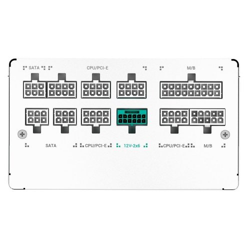 Купить Блок питания Deepcool GAMER STORM PN850M 850W (R-PN850M-FCOW-JGEU) White с проверкой совместимости: обзор, характеристики, цена в Киеве, Днепре, Одессе, Харькове, Украине | интернет-магазин TELEMART.UA фото