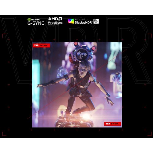 Купити Монітор Asus 26.5" ROG Strix OLED XG27AQDPG (90LM0C50-B01971) Black - ціна в Києві, Львові, Вінниці, Хмельницькому, Франківську, Україні | інтернет-магазин TELEMART.UA фото