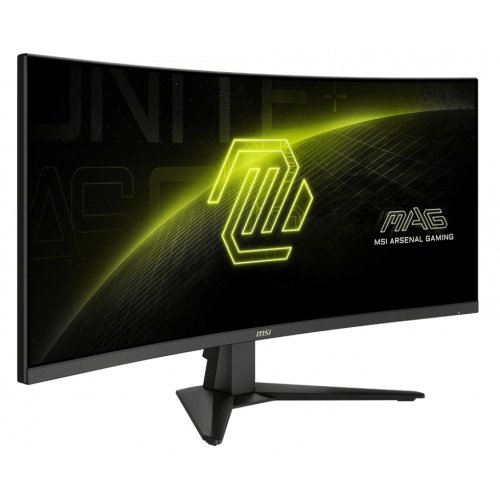 Купити Монітор MSI 34" MAG 346CQ Black - ціна в Києві, Львові, Вінниці, Хмельницькому, Франківську, Україні | інтернет-магазин TELEMART.UA фото