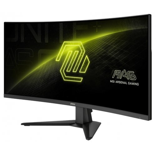 Купити Монітор MSI 34" MAG 346CQ Black - ціна в Києві, Львові, Вінниці, Хмельницькому, Франківську, Україні | інтернет-магазин TELEMART.UA фото