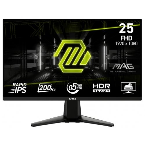 Купити Монітор MSI 24.5" MAG 255F E20 Black - ціна в Києві, Львові, Вінниці, Хмельницькому, Франківську, Україні | інтернет-магазин TELEMART.UA фото