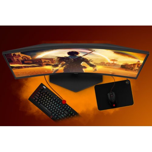 Купити Монітор AOC 23.6" C24G42E Black - ціна в Києві, Львові, Вінниці, Хмельницькому, Франківську, Україні | інтернет-магазин TELEMART.UA фото