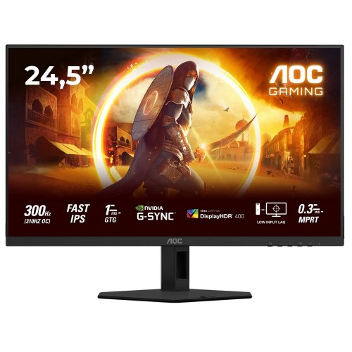 Купить Монитор AOC 24.5" 25G4SRE Black - цена в Харькове, Киеве, Днепре, Одессе
в интернет-магазине Telemart фото