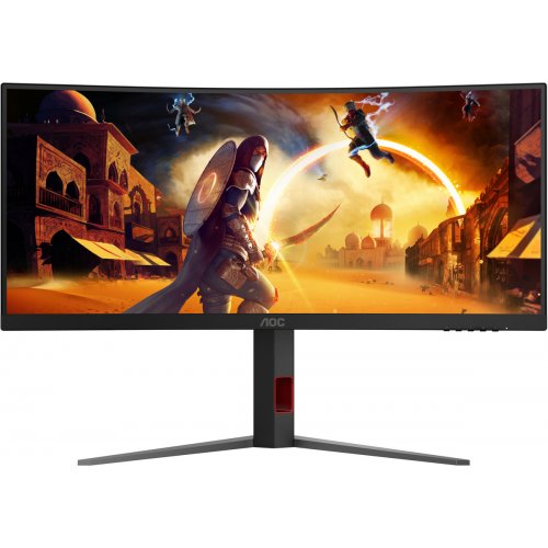 Купити Монітор AOC 34" CU34G4Z Black - ціна в Києві, Львові, Вінниці, Хмельницькому, Франківську, Україні | інтернет-магазин TELEMART.UA фото