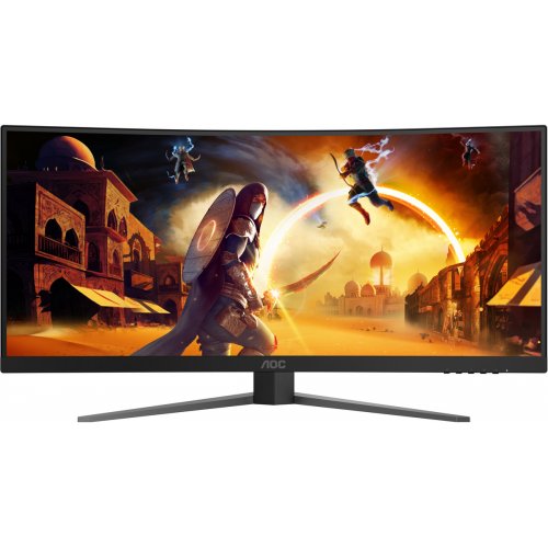 Купити Монітор AOC 34" CU34G4Z Black - ціна в Києві, Львові, Вінниці, Хмельницькому, Франківську, Україні | інтернет-магазин TELEMART.UA фото
