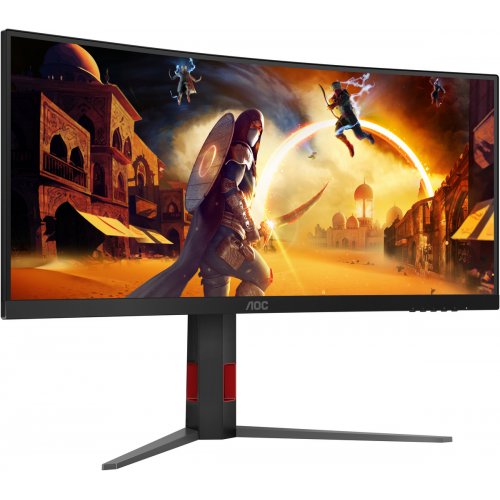 Купити Монітор AOC 34" CU34G4Z Black - ціна в Києві, Львові, Вінниці, Хмельницькому, Франківську, Україні | інтернет-магазин TELEMART.UA фото