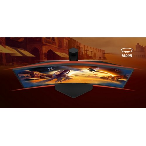 Купити Монітор AOC 34" CU34G4Z Black - ціна в Києві, Львові, Вінниці, Хмельницькому, Франківську, Україні | інтернет-магазин TELEMART.UA фото