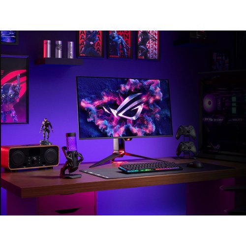 Купить Монитор Asus 31.5" ROG Swift OLED PG32UCDMZ (90LM09T0-B01371) Black - цена в Харькове, Киеве, Днепре, Одессе
в интернет-магазине Telemart фото