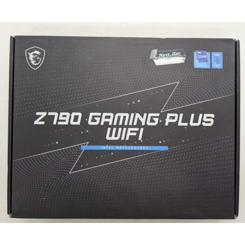 Материнська плата MSI Z790 GAMING PLUS WIFI (s1700, Intel Z790) (Відновлено продавцем, 781317) купити з перевіркою сумісності: огляд, характеристики, ціна у Києві, Львові, Вінниці, Хмельницькому, Івано-Франківську, Україні | інтернет-магазин TELEMART.UA фото