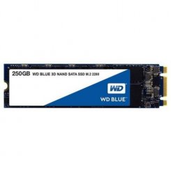 Ssd-диск Western Digital Blue 3D NAND TLC 250GB M.2 (2280 SATA) (WDS250G2B0B) (Відновлено продавцем, 781324)