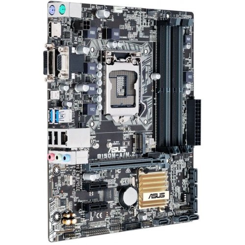 Материнська плата Asus B150M-A/M.2 (s1151, Intel B150) (Відновлено продавцем, 781342) купити з перевіркою сумісності: огляд, характеристики, ціна у Києві, Львові, Вінниці, Хмельницькому, Івано-Франківську, Україні | інтернет-магазин TELEMART.UA фото