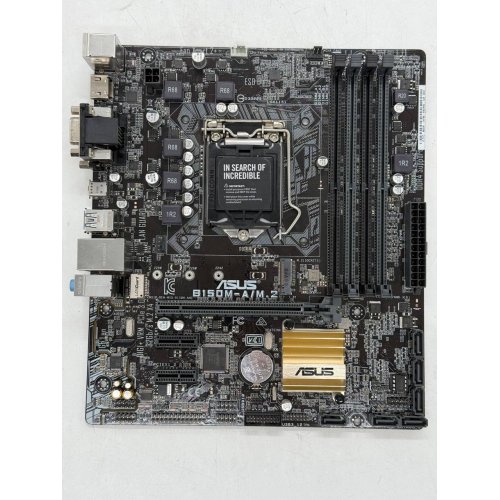 Материнська плата Asus B150M-A/M.2 (s1151, Intel B150) (Відновлено продавцем, 781342) купити з перевіркою сумісності: огляд, характеристики, ціна у Києві, Львові, Вінниці, Хмельницькому, Івано-Франківську, Україні | інтернет-магазин TELEMART.UA фото