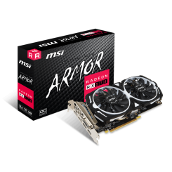 Видеокарта MSI Radeon RX 570 ARMOR OC 8192MB (RX 570 ARMOR 8G OC) (Восстановлено продавцом, 781344)