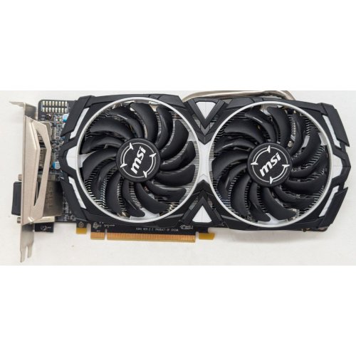 Купить Видеокарта MSI Radeon RX 570 ARMOR OC 8192MB (RX 570 ARMOR 8G OC) (Восстановлено продавцом, 781344) с проверкой совместимости: обзор, характеристики, цена в Киеве, Днепре, Одессе, Харькове, Украине | интернет-магазин TELEMART.UA фото