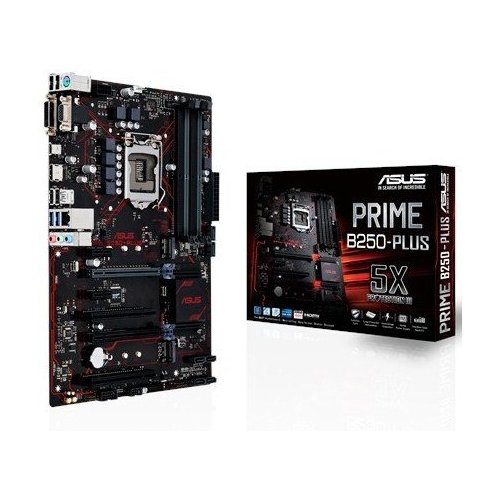 Материнська плата Asus PRIME B250-PLUS (s1151, Intel B250) (Відновлено продавцем, 781350) купити з перевіркою сумісності: огляд, характеристики, ціна у Києві, Львові, Вінниці, Хмельницькому, Івано-Франківську, Україні | інтернет-магазин TELEMART.UA фото