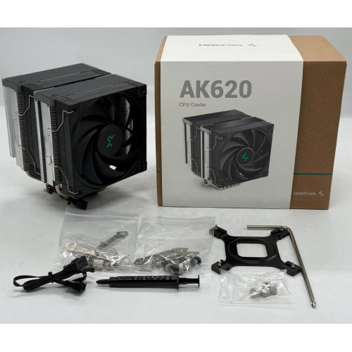 Кулер Deepcool AK620 (R-AK620-BKNNMT-G) (Відновлено продавцем, 781361) купити з перевіркою сумісності: огляд, характеристики, ціна у Києві, Львові, Вінниці, Хмельницькому, Івано-Франківську, Україні | інтернет-магазин TELEMART.UA фото