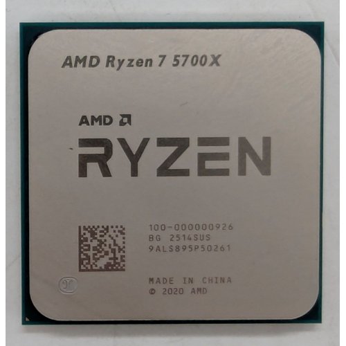 Купить Процессор AMD Ryzen 7 5700X 3.4(4.6)GHz 32MB sAM4 Tray (100-000000926) (Восстановлено продавцом, 781380) с проверкой совместимости: обзор, характеристики, цена в Киеве, Днепре, Одессе, Харькове, Украине | интернет-магазин TELEMART.UA фото