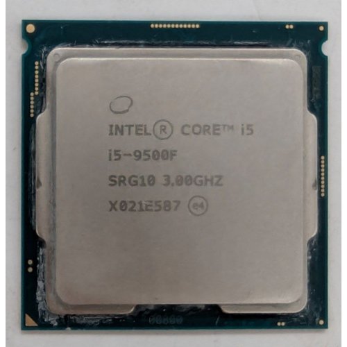 Процесор Intel Core i5-9500F 3.0(4.4)GHz 9MB s1151 Tray (CM8068403875414) (Відновлено продавцем, 781385) купити з перевіркою сумісності: огляд, характеристики, ціна у Києві, Львові, Вінниці, Хмельницькому, Івано-Франківську, Україні | інтернет-магазин TELEMART.UA фото