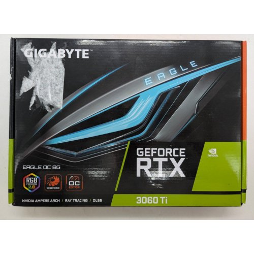 Купить Видеокарта Gigabyte GeForce RTX 3060 Ti EAGLE OC 8192MB (GV-N306TEAGLE OC-8GD 2.0) (Восстановлено продавцом, 781392) с проверкой совместимости: обзор, характеристики, цена в Киеве, Днепре, Одессе, Харькове, Украине | интернет-магазин TELEMART.UA фото