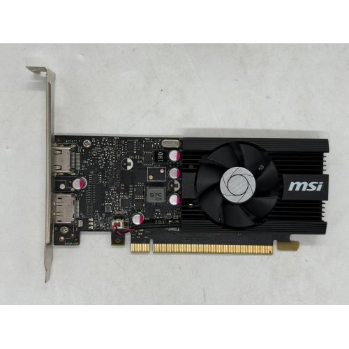 Відеокарта MSI Geforce GT 1030 Low Profile OC 2048MB (GT 1030 2G LP OC) (Відновлено продавцем, 781393) купити з перевіркою сумісності: огляд, характеристики, ціна у Києві, Львові, Вінниці, Хмельницькому, Івано-Франківську, Україні | інтернет-магазин TELEMART.UA фото