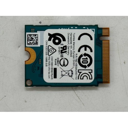 Ssd-диск Kioxia BG4 128GB M.2 (2230 PCI-E) NVMe x4 (KBG40ZNS128G) (Відновлено продавцем, 781397) купити з перевіркою сумісності: огляд, характеристики, ціна у Києві, Львові, Вінниці, Хмельницькому, Івано-Франківську, Україні | інтернет-магазин TELEMART.UA фото