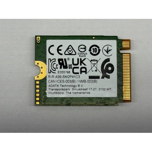 Купить Ssd-диск ADATA 256GB M.2 (2230 PCI-E) (SM2P41C3-256GC2) (Восстановлено продавцом, 781405) с проверкой совместимости: обзор, характеристики, цена в Киеве, Днепре, Одессе, Харькове, Украине | интернет-магазин TELEMART.UA фото