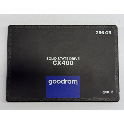Ssd-диск GoodRAM CX400 Gen.2 3D NAND TLC 256GB 2.5" (SSDPR-CX400-256-G2) (Відновлено продавцем, 781424) купити з перевіркою сумісності: огляд, характеристики, ціна у Києві, Львові, Вінниці, Хмельницькому, Івано-Франківську, Україні | інтернет-магазин TELEMART.UA фото