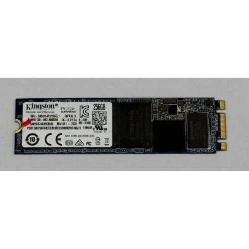 Ssd-диск Kingston 256GB M.2 (2280 PCI-E) (RBU-SNS8154P3/256GJ1) (Відновлено продавцем, 781431) купити з перевіркою сумісності: огляд, характеристики, ціна у Києві, Львові, Вінниці, Хмельницькому, Івано-Франківську, Україні | інтернет-магазин TELEMART.UA фото