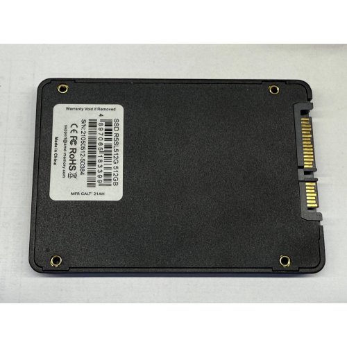 Ssd-диск AMD Radeon R5 TLC 512GB 2.5" (R5SL512G) (Відновлено продавцем, 781434) купити з перевіркою сумісності: огляд, характеристики, ціна у Києві, Львові, Вінниці, Хмельницькому, Івано-Франківську, Україні | інтернет-магазин TELEMART.UA фото
