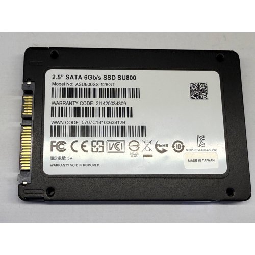 Купить Ssd-диск ADATA Ultimate SU800 TLC 128GB 2.5'' (ASU800SS-128GT-C) (Восстановлено продавцом, 781435) с проверкой совместимости: обзор, характеристики, цена в Киеве, Днепре, Одессе, Харькове, Украине | интернет-магазин TELEMART.UA фото