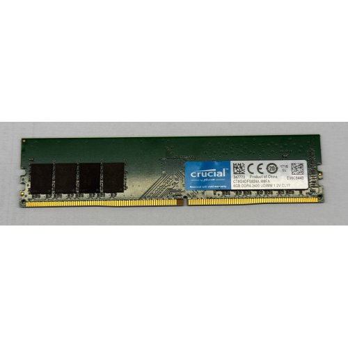 Озп Crucial DDR4 8GB 2400Mhz (CT8G4DFS824A) (Відновлено продавцем, 781452) купити з перевіркою сумісності: огляд, характеристики, ціна у Києві, Львові, Вінниці, Хмельницькому, Івано-Франківську, Україні | інтернет-магазин TELEMART.UA фото