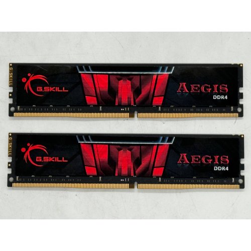 Купить Озу G.Skill DDR4 32GB (2x16GB) 3000Mhz Aegis (F4-3000C16D-32GISB) (Восстановлено продавцом, 781454) с проверкой совместимости: обзор, характеристики, цена в Киеве, Днепре, Одессе, Харькове, Украине | интернет-магазин TELEMART.UA фото
