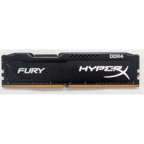 Купить Озу Kingston DDR4 16GB 3200Mhz HyperX Fury Black (HX432C18FB/16) (Восстановлено продавцом, 781557) с проверкой совместимости: обзор, характеристики, цена в Киеве, Днепре, Одессе, Харькове, Украине | интернет-магазин TELEMART.UA фото