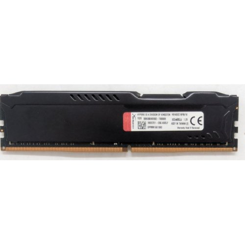 Купить Озу Kingston DDR4 16GB 3200Mhz HyperX Fury Black (HX432C18FB/16) (Восстановлено продавцом, 781557) с проверкой совместимости: обзор, характеристики, цена в Киеве, Днепре, Одессе, Харькове, Украине | интернет-магазин TELEMART.UA фото