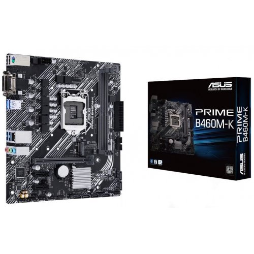 Материнська плата Asus PRIME B460M-K (s1200, Intel B460) (Відновлено продавцем, 781568) купити з перевіркою сумісності: огляд, характеристики, ціна у Києві, Львові, Вінниці, Хмельницькому, Івано-Франківську, Україні | інтернет-магазин TELEMART.UA фото