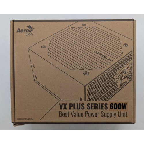 Купить Блок питания Aerocool VX Plus 600W (ACPN-VS60NEY.11) (Восстановлено продавцом, 781570) с проверкой совместимости: обзор, характеристики, цена в Киеве, Днепре, Одессе, Харькове, Украине | интернет-магазин TELEMART.UA фото