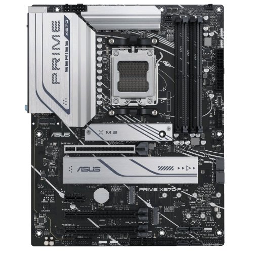 Уцінка материнська плата Asus PRIME X670-P (sAM5, X670) Factory Recertified (непрацює A1 та B1, 781602) купити з перевіркою сумісності: огляд, характеристики, ціна у Києві, Львові, Вінниці, Хмельницькому, Івано-Франківську, Україні | інтернет-магазин TELEMART.UA фото