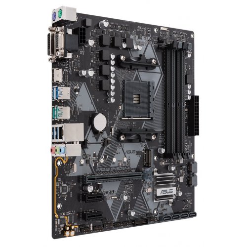 Уцінка материнська плата Asus PRIME B450M-A (sAM4, AMD B450) Factory Recertified (Не старт з 4 планкам, 781607) купити з перевіркою сумісності: огляд, характеристики, ціна у Києві, Львові, Вінниці, Хмельницькому, Івано-Франківську, Україні | інтернет-магазин TELEMART.UA фото